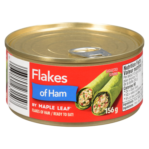 Maple Leaf Flakes of Ham, 26% Less Salt