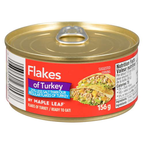 Maple Leaf Canned Flakes Of Turkey