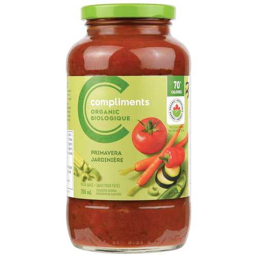 Compliments Organic Pasta Sauce Primavera