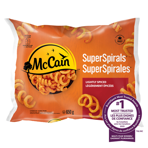 Buy McCain Frozen Super Spirals Curly Fries 650 g | Thrifty Foods