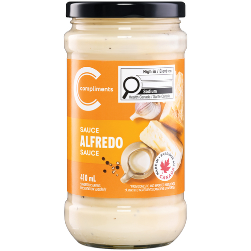 Compliments Sauce Alfredo