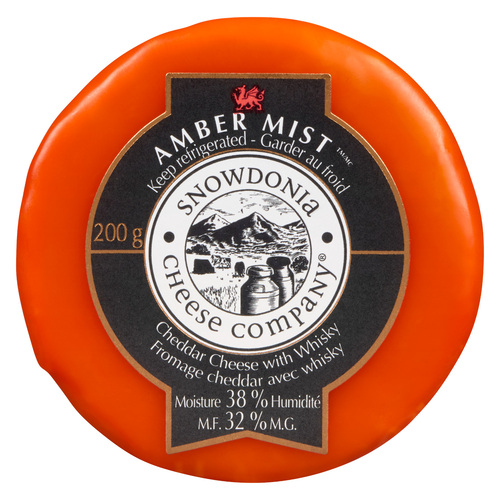Snowdonia Amber Mist Cheddar Cheese