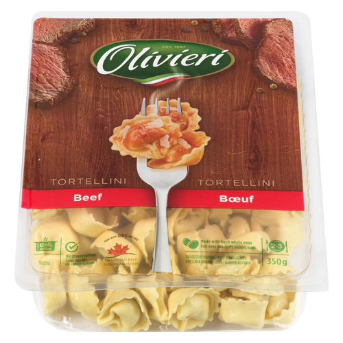 Olivieri Tortellini Pasta Beef, Fresh