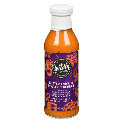 Wildy Delicious Butter Chicken Ginger & Garam Masala Cooking Sauce
