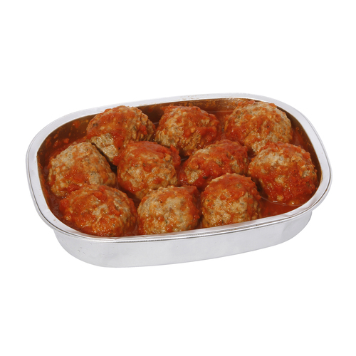 Service Case Cold Meatballs Marinara