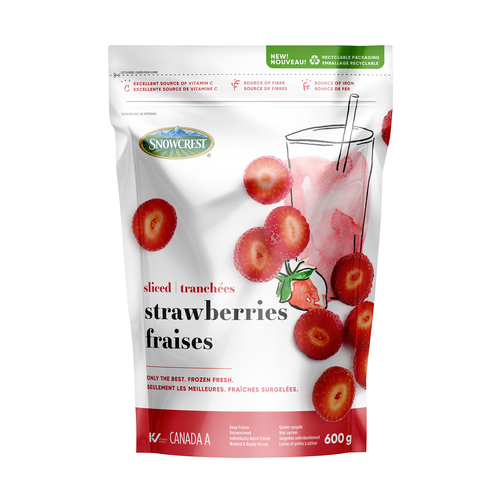 Snowcrest Frozen Sliced Strawberries