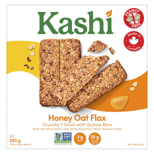 Kashi Crunchy Bars Honey Oat Flax