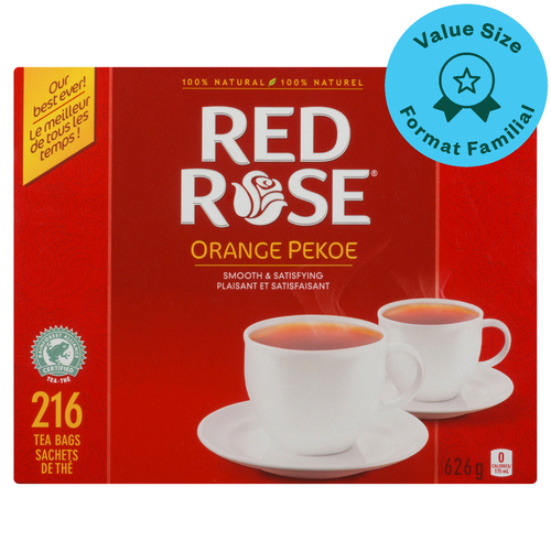 Buy Red Rose Tea Orange Pekoe 216 Tea Bags | Safeway Canada