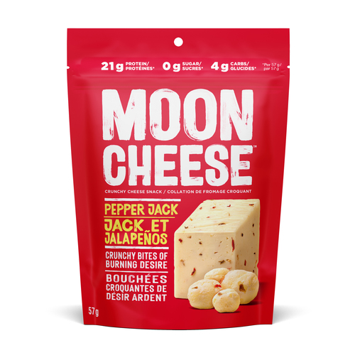 Moon Cheese Crunchy Cheese Snack Pepper Jack