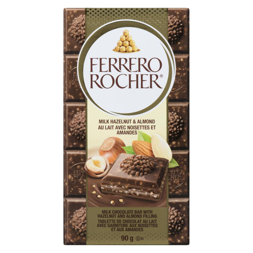 Ferrero Rocher Milk Chocolate Bar Hazelnut And Almond