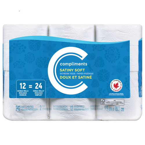 Compliments Toilet Paper Satiny Soft 2-Ply