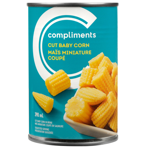 Compliments Canned Cut Baby Corn