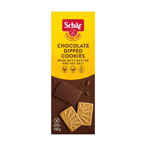 Schar Gluten-Free Cookies Chocolate Dipped
