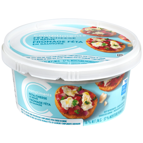 Compliments Cheese Feta In Brine