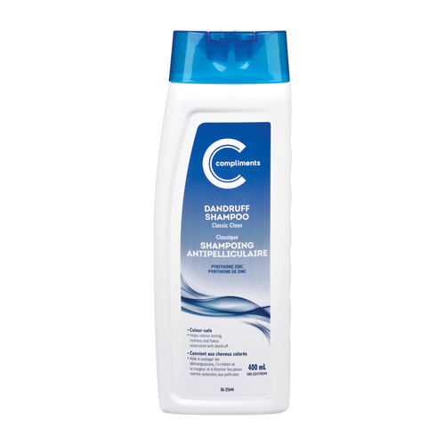 Buy Compliments Dandruff Shampoo Classic Clean 400 ml | FreshCo