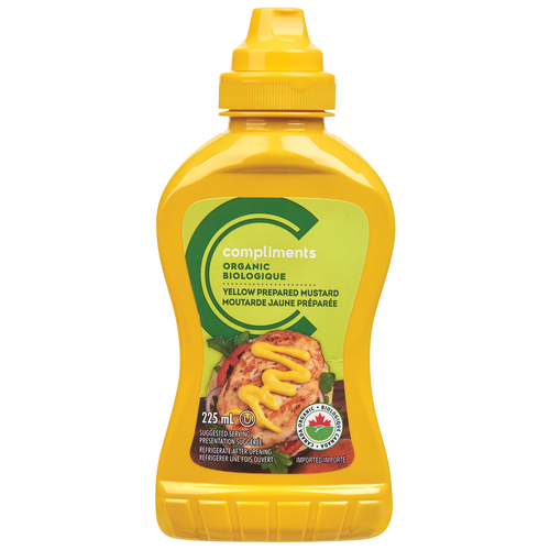Compliments Organic Yellow Prepared Mustard