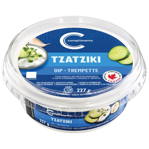 Compliments Naturally Simple Tzatziki & Yogurt Dip