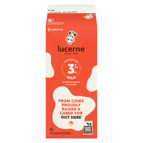 Buy Lucerne 3.25% Whole Milk 2 L | Safeway Canada