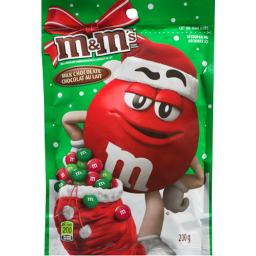 Buy M&M's Red & Green Milk Chocolate 200 g | Foodland
