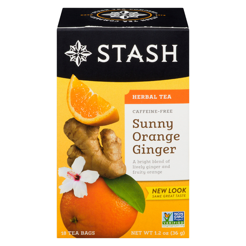 Buy Stash Caffeine-Free Herbal Tea Sunny Orange Ginger 18 Tea Bags | IGA