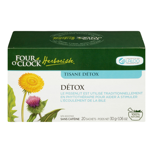 Buy Four O'Clock Detox Herbal Tea 20 EA | IGA