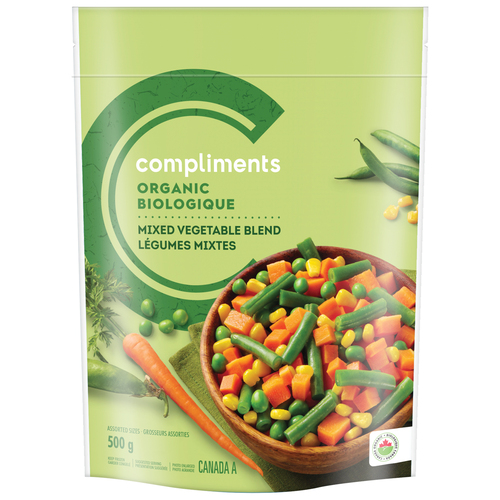 Compliments Frozen Organic Mixed Vegetable Blend