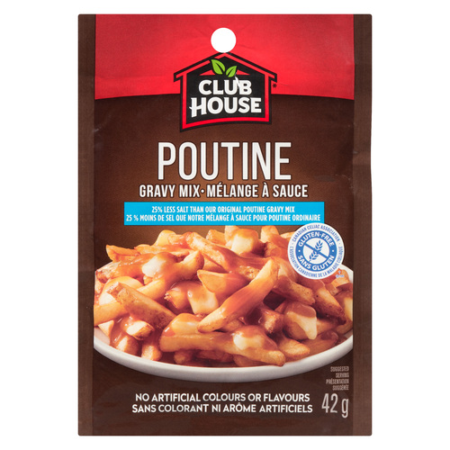 Club House Gluten-Free Gravy Mix For Poutine 42 g