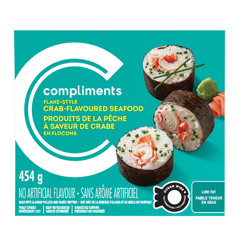 Compliments Seafood Flake-Style Crab Flavoured