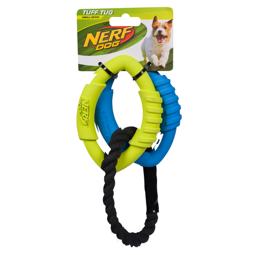 Nerf 9inch Dog Three Ring Tug