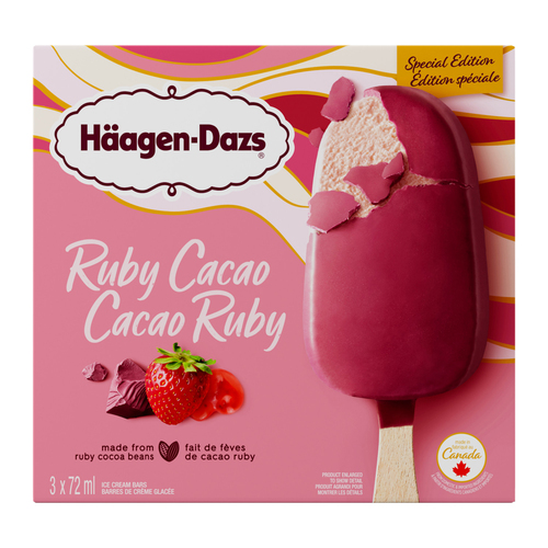Buy Häagen-Dazs Ice Cream Bars Strawberry Ruby Cacao 3 x 72 ml