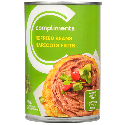 Compliments Refried Beans Spicy