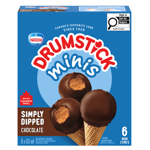 Nestlé Drumstick Frozen Minis Simply Dipped Chocolate
