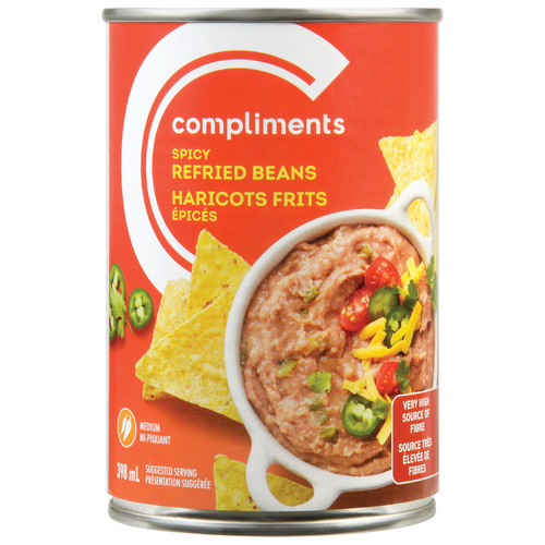 Compliments Refried Beans Spicy