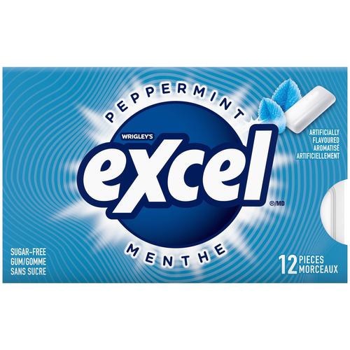 Excel Sugar Free Chewing Gum Peppermint