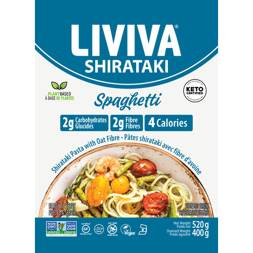 Liviva Shirataki Spaghetti Pasta With Oat Fibre