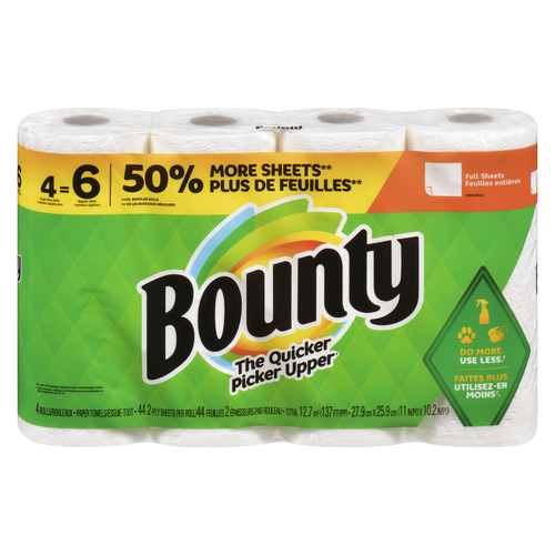 Bounty Paper Towel White 2-Ply