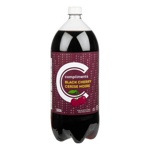 Buy Compliments Soft Drink Black Cherry 2 L (bottle) | Foodland
