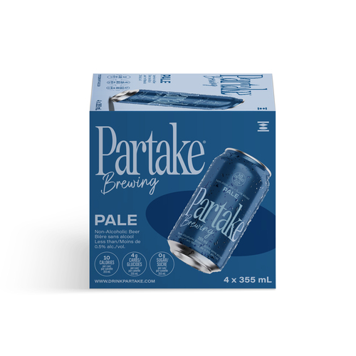 Partake Brewing Non Alcoholic Beer Pale Craft