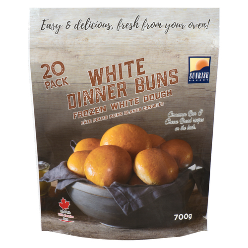 Sunrise Bakery White Dough Dinner Rolls