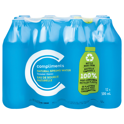 Compliments Spring Water