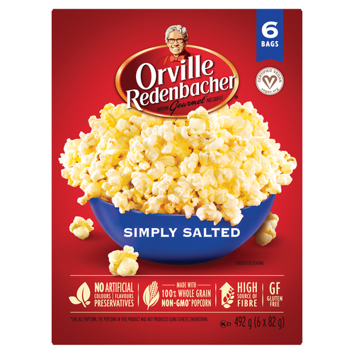 Orville Redenbacher Gluten-Free Popcorn Simply Salted