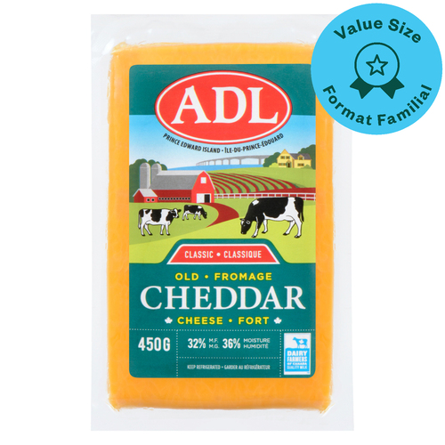 Buy ADL Classic Coloured Cheddar Old 450 g | Sobeys Inc.