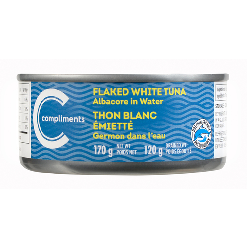 Compliments Flaked White Tuna Albacore In Water