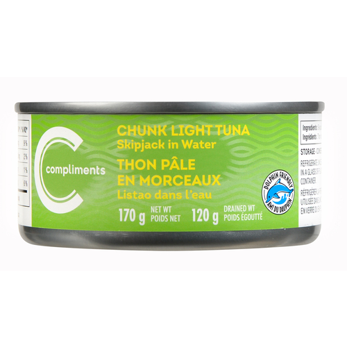 Compliments Chunk Light Tuna Skipjack In Water