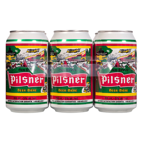 Buy Old Style Beer Pilsner 5% Alcohol 6 x 355 ml (cans) | IGA