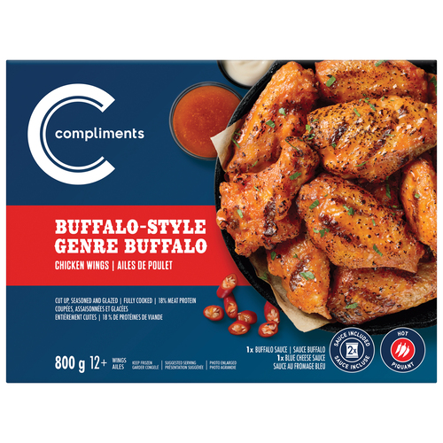 Compliments Frozen Chicken Wings Buffalo Style