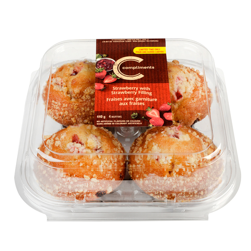 Compliments Strawberry Muffins