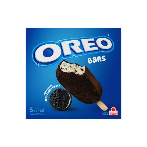 Buy Oreo Frozen Dessert Bars Cookie Pieces 5 x 72 ml | Safeway Canada