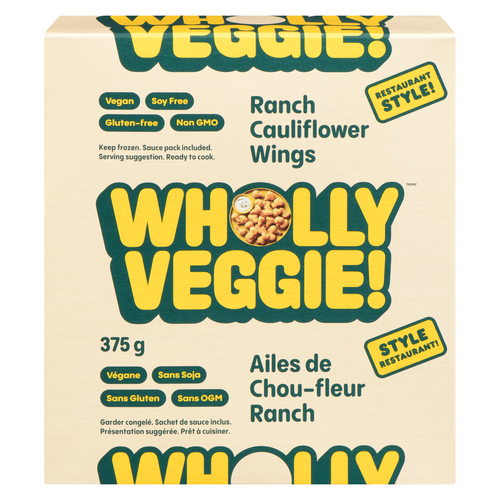Wholly Veggie! Vegan Frozen Cauliflower Ranch Wings