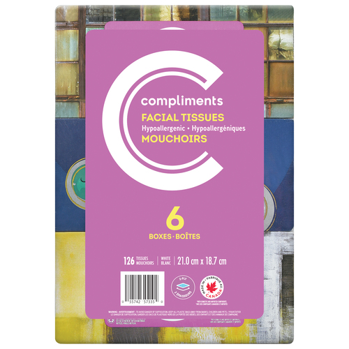 Compliments Facial Tissue 2-Ply